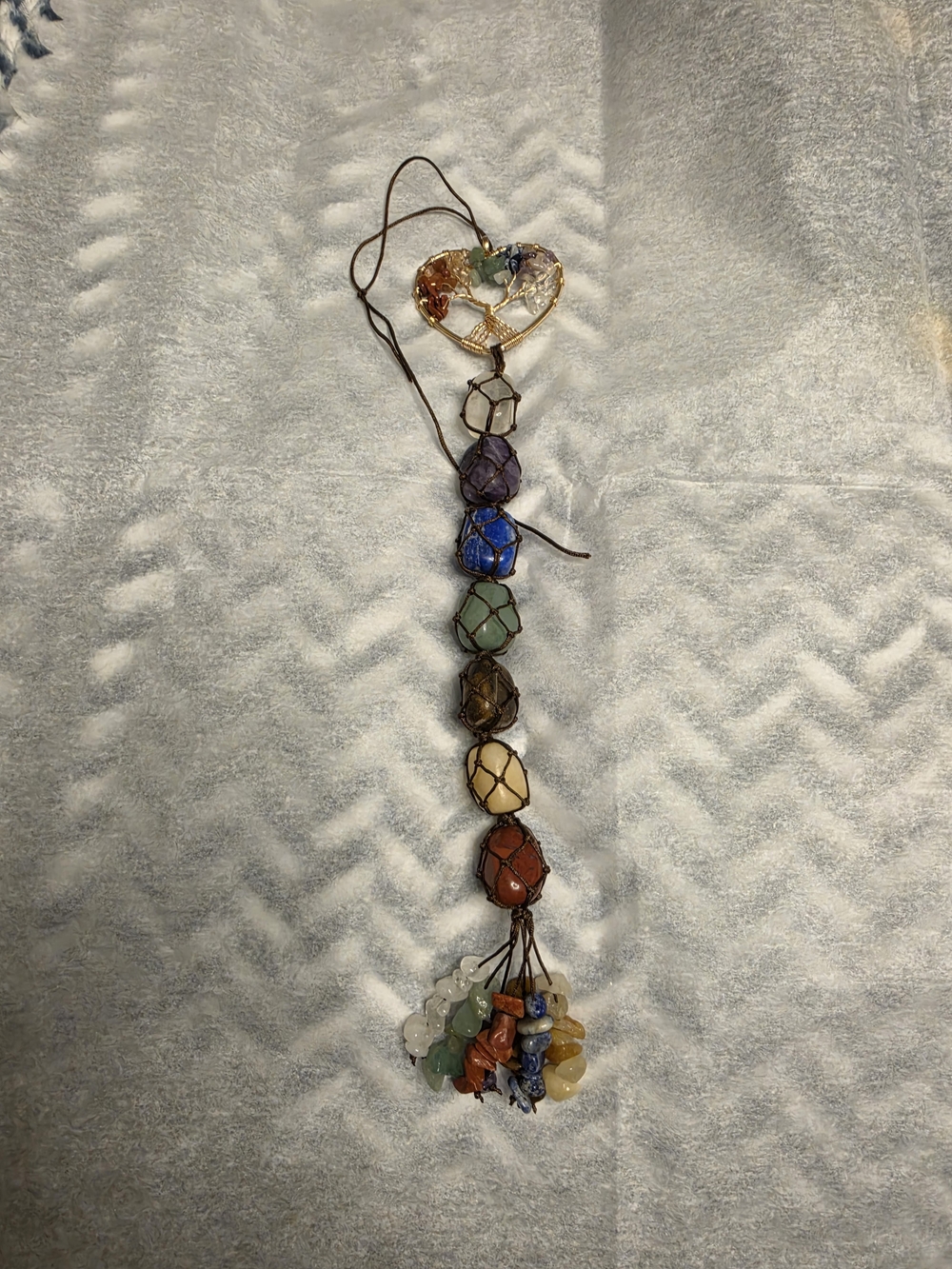 Handcrafted Multicolor Chakra Stone hanging
